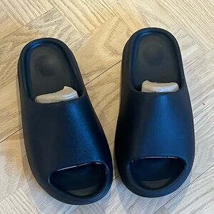 Yeezy Midnight Black Slide Sandals